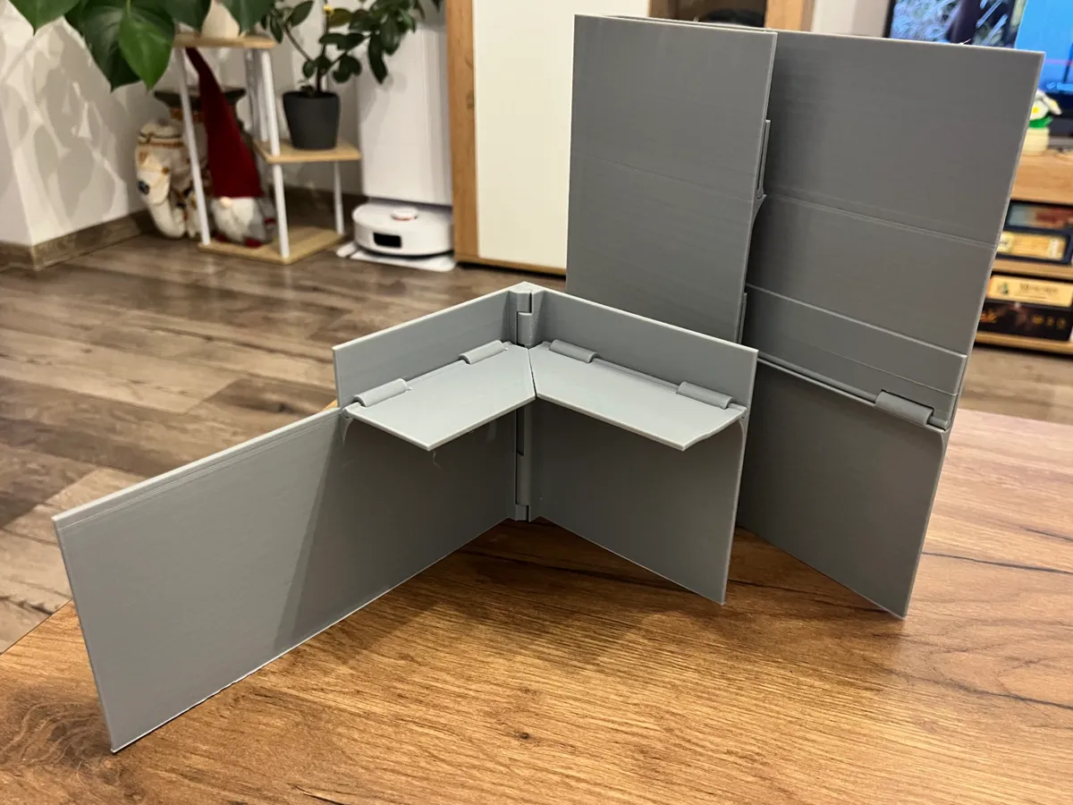 Foldable WTC Terrain - Corner Ruin Rules-Size by FRTO ✅ MakerWorld: Download Free 3D Models - 3D model önizlemesi