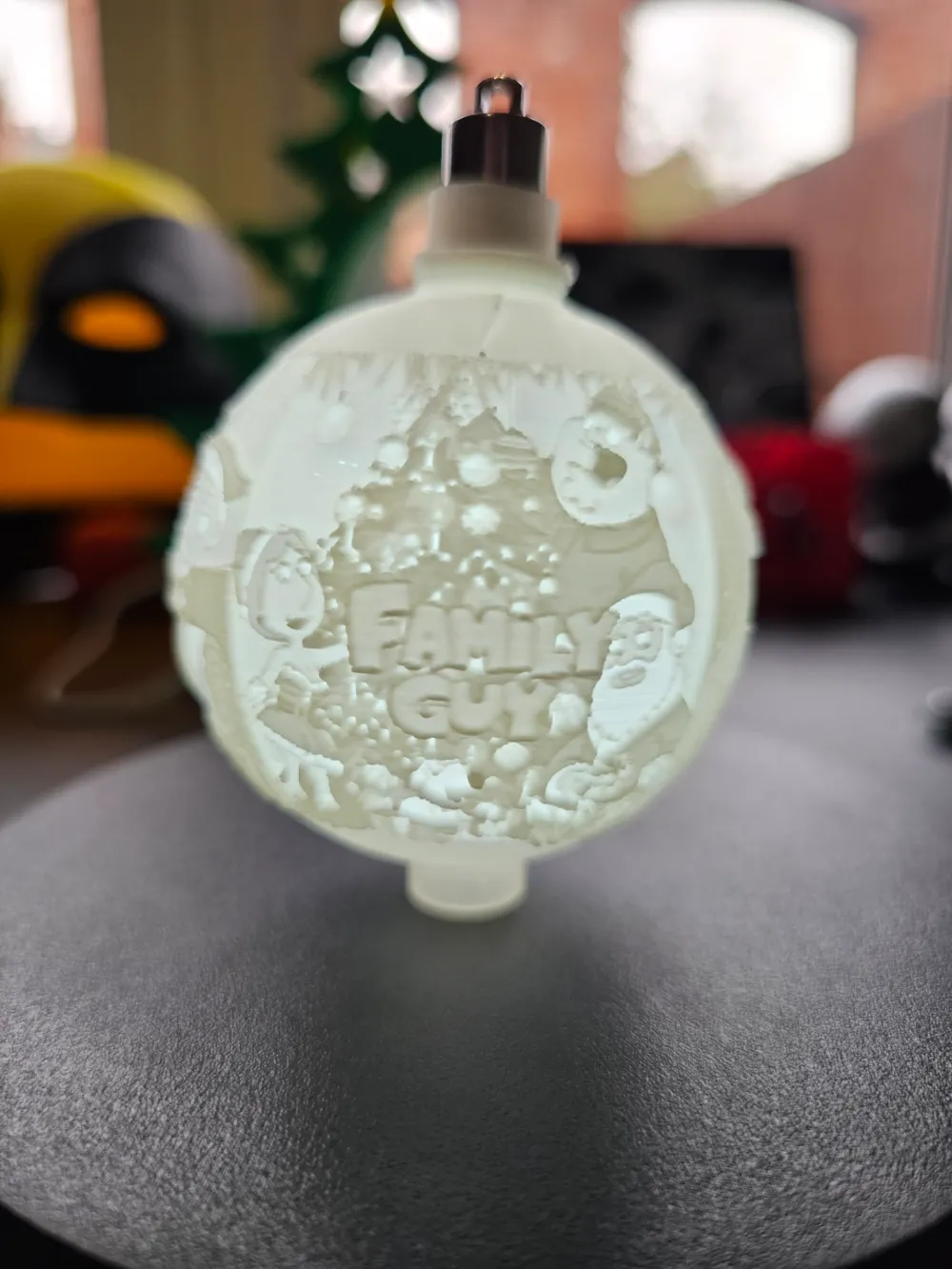 family guy LED Christmas bauble by lungy luke MakerWorld