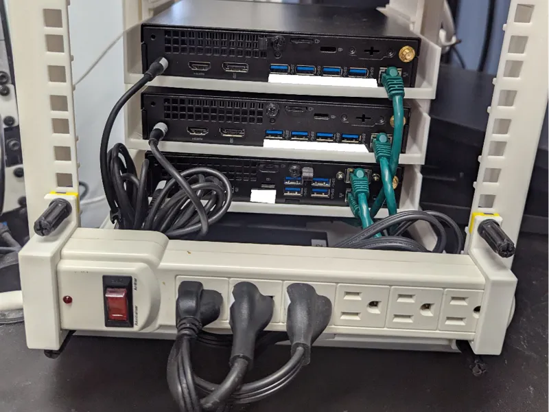 10 Inch Rack - Power Bar Bracket