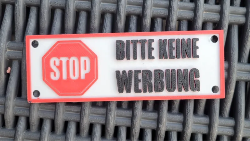 Briefkasten Stop Keine Werbung