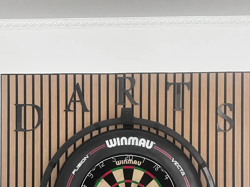 DARTS Schriftzug – Dekobuchstaben für Dartspieler