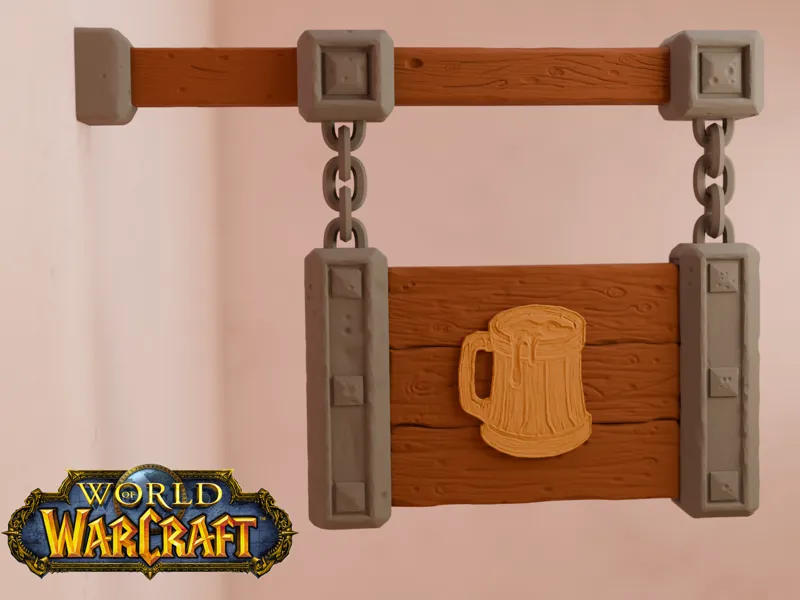 World of Warcraft Inn Sign