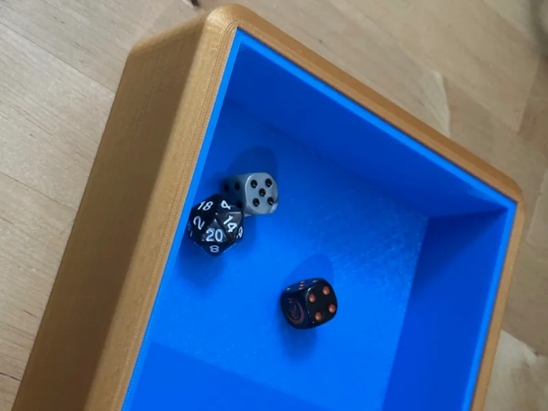 Simple Dice Tray with TPU Liner
