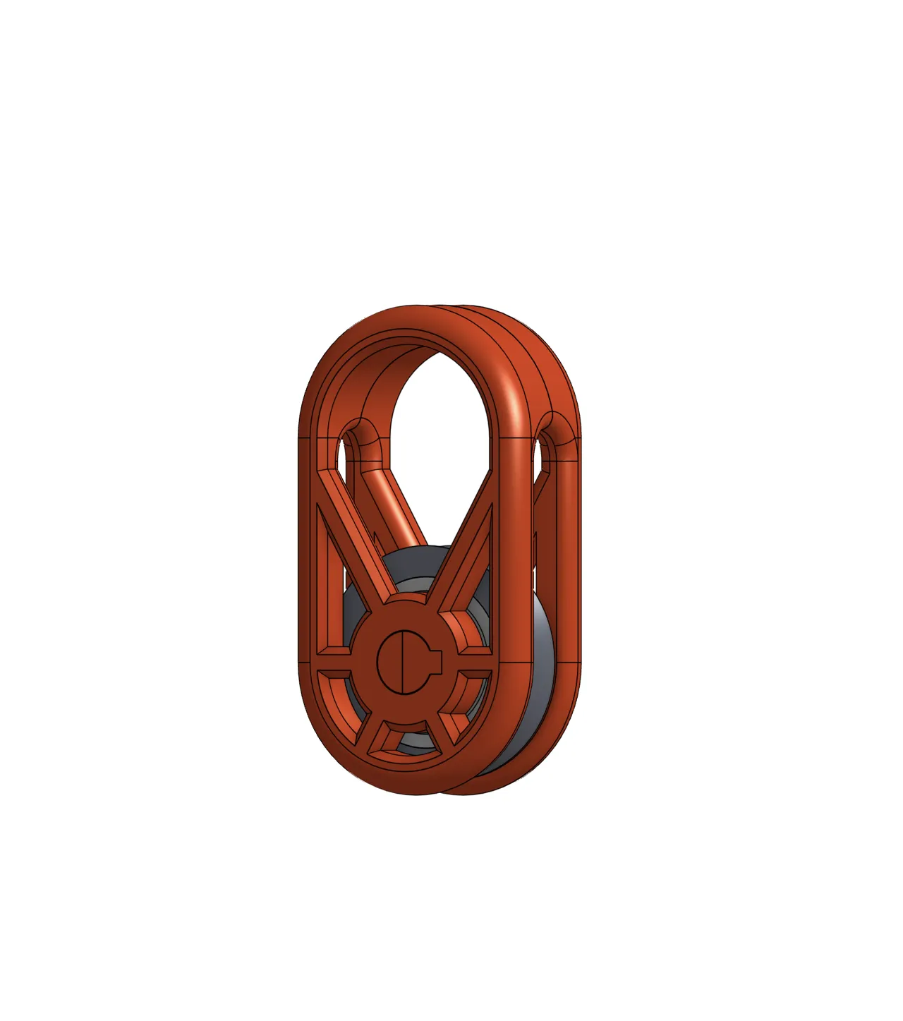 Mini Paracord Pulley (608) – Skeleton Zero view 4