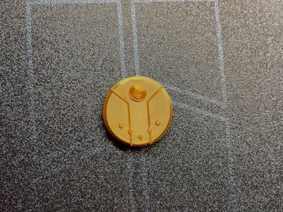 deRolo family crest button- Legend of Vox Machina