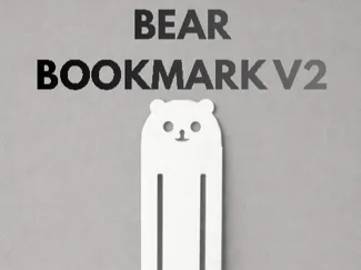 Bear Bookmark V2 - only 13 min print time