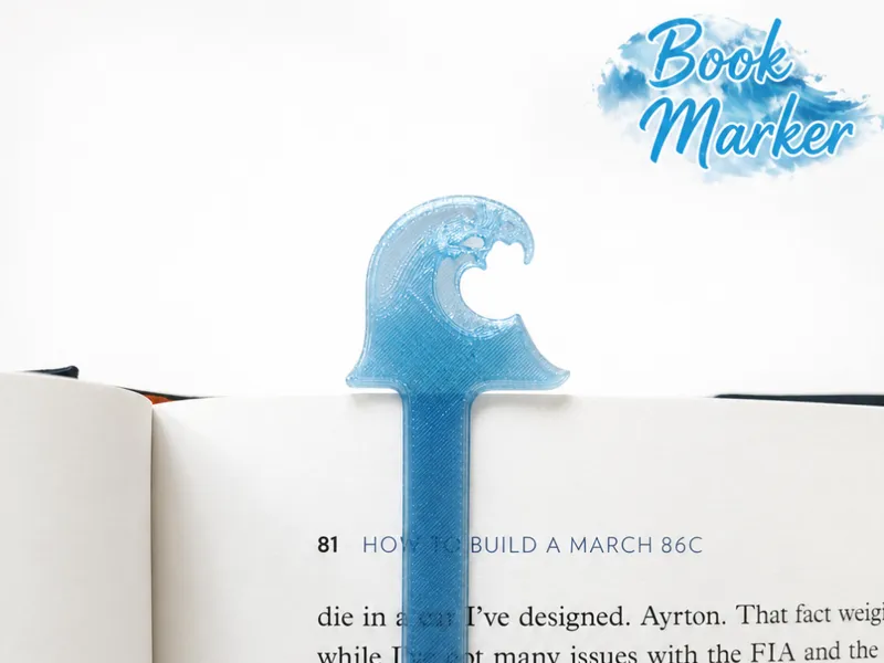 Wave Book Marker