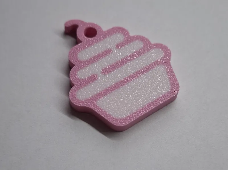 Cookie keychain with NFC pocket