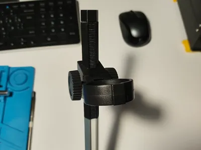 Extended rail for microscope