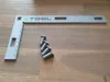 Pins flush with surface and logo 