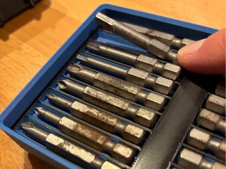 Gridfinity 2x3x2u 50mm hex bits holder