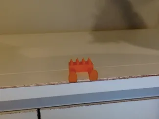 sharp brick with legs