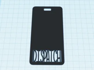 Dispatch Badge Plate 1