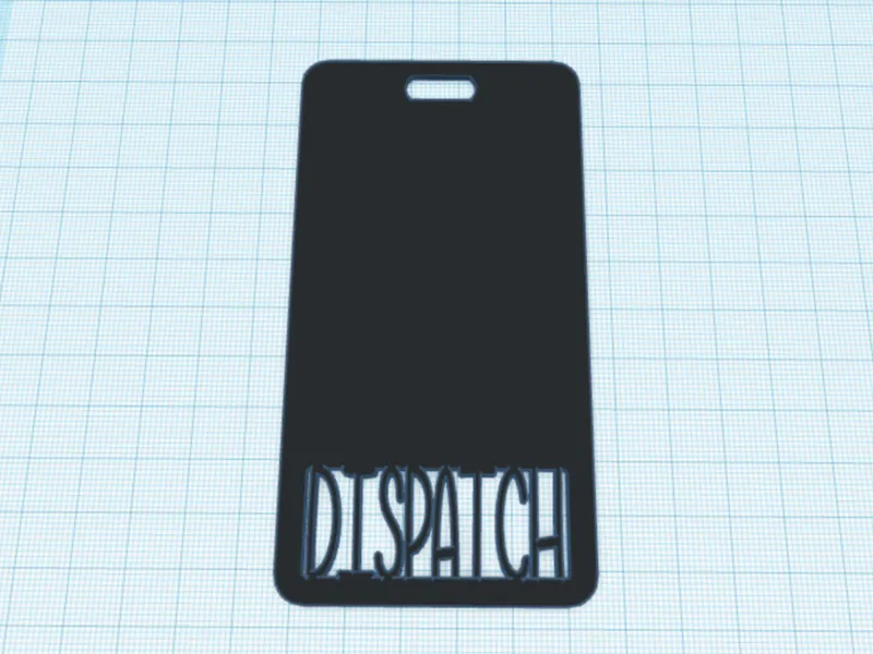 Dispatch Badge Plate 1
