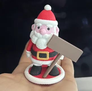 Stand for "Hooked Santa by STLFLIX"