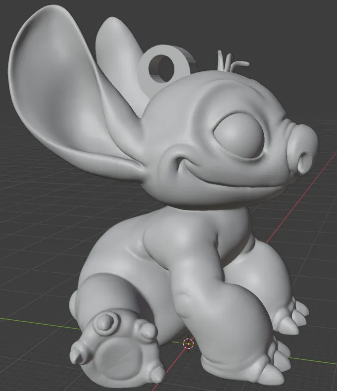 Stitch Keychain (easy to print) - Free 3D Print Model - MakerWorld
