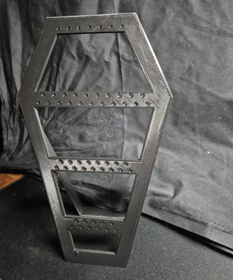 coffin earing display stand small