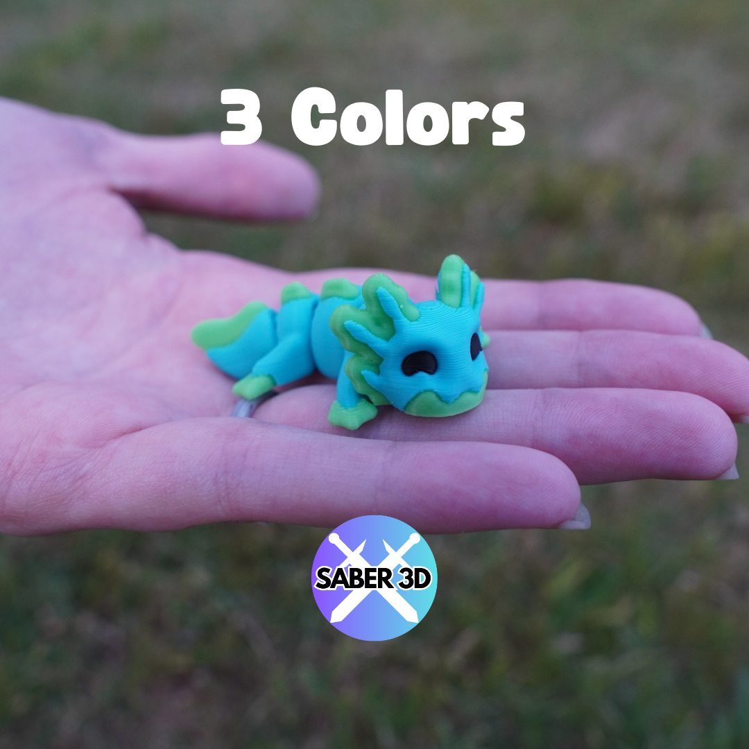Miniatura 2 do modelo 3D Mini Axolotl 