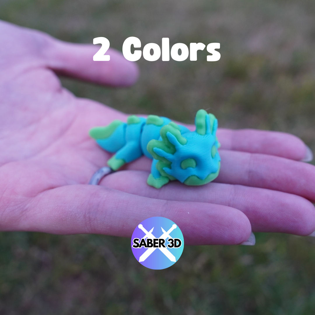 Miniatura 1 do modelo 3D Mini Axolotl 