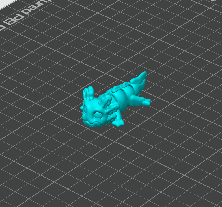 Miniatura 9 do modelo 3D Mini Axolotl 