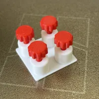 M4, 4-pole, 18mm apart, 1 set