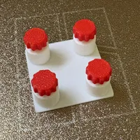 M4, 4-pole, 25mm apart, 1 set