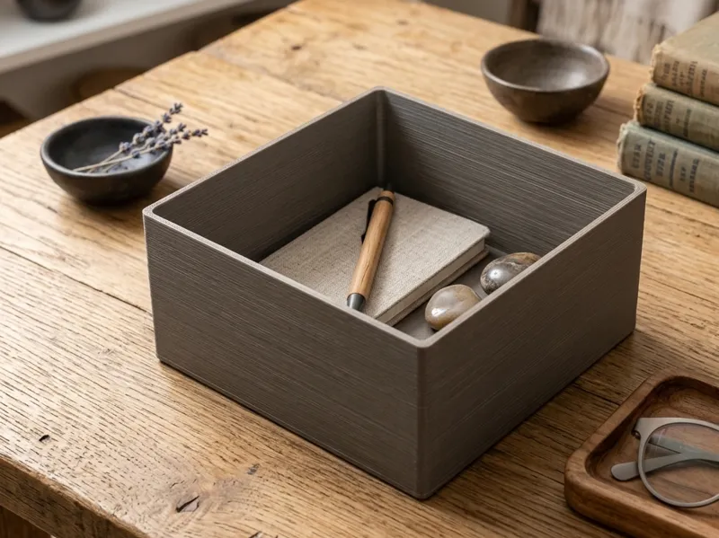 Simple Modular Box (Scalable Desk Storage)