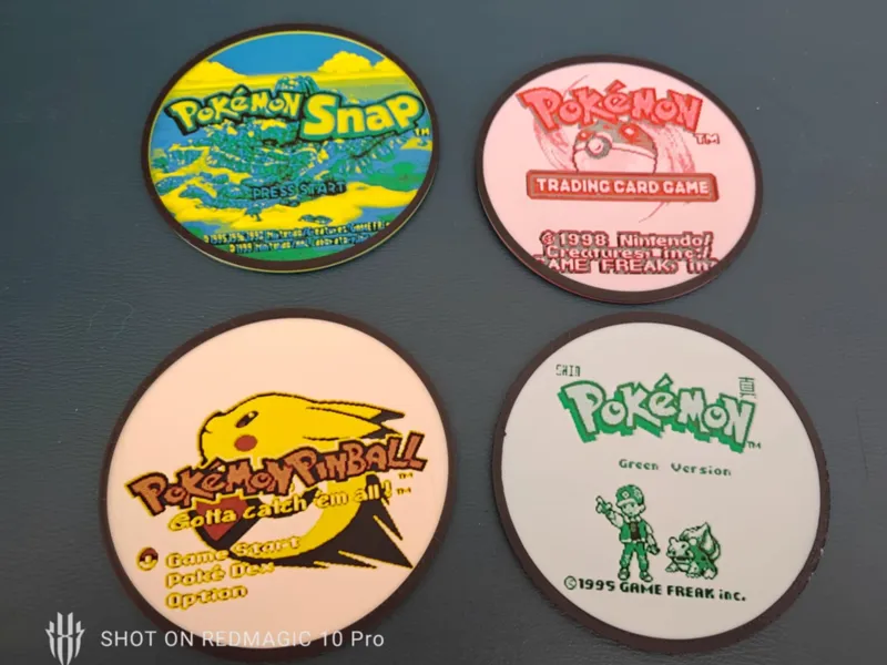 Pokemon GB/GC coasters