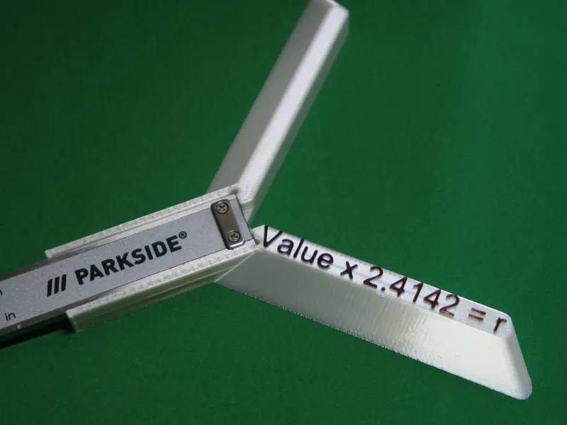 Caliper Radius Gauge Attachment 