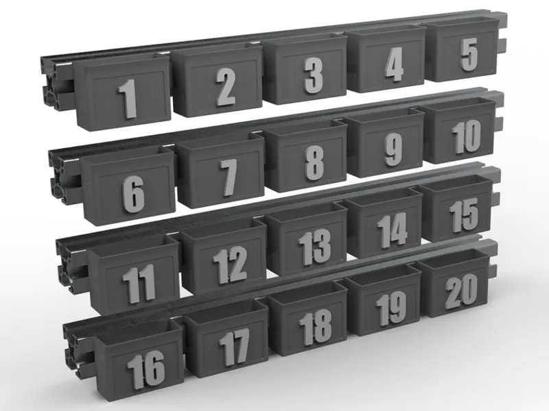 30x30 Aluminum Extrusion Storage System