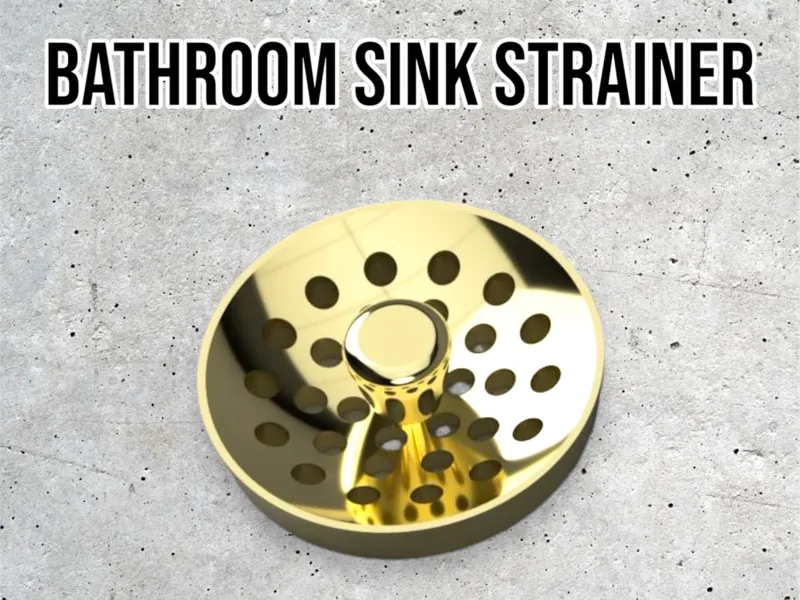 Bathroom Sink Strainer - Quick Drain Option