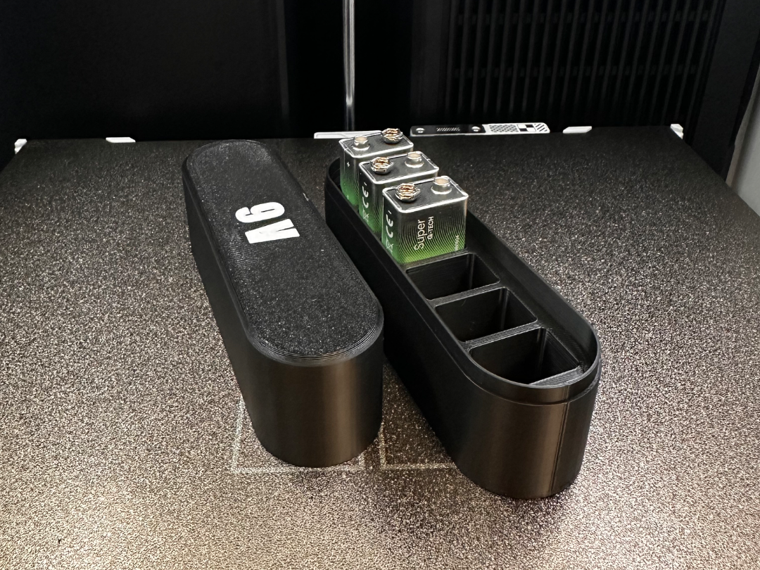 9V - Batterie - Aufbewahrungsbox