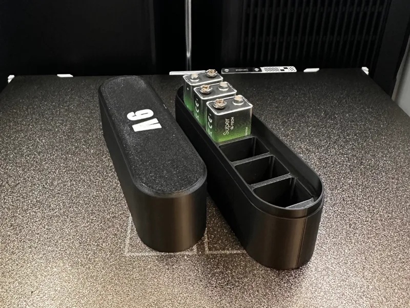 9V - Batterie - Aufbewahrungsbox