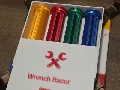 Storage solution for Wrench Racer game accessories