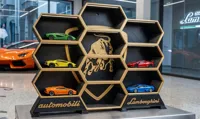 Gold Trimmed Edition - 10-Pod Lamborghini Desktop Display