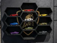 Lamborghini 10-Pod Modular Wall-Mount Display