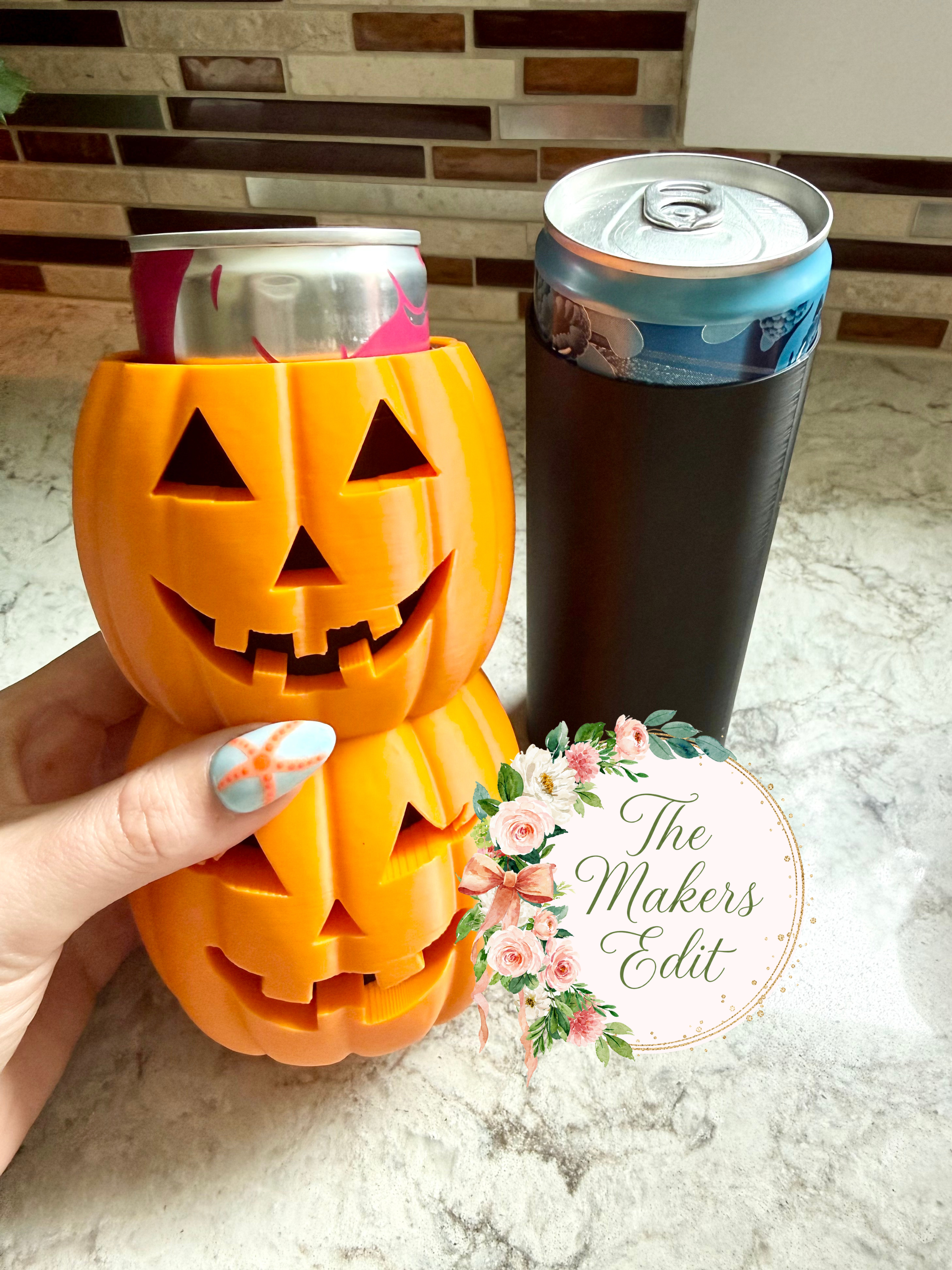 Pumpkin Can Sleeve - 1