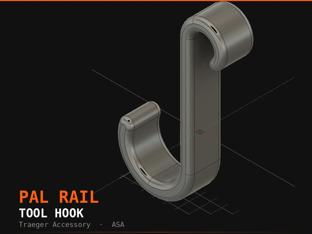 Traeger PAL Rail Tool Hook