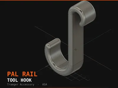 Traeger PAL Rail Tool Hook