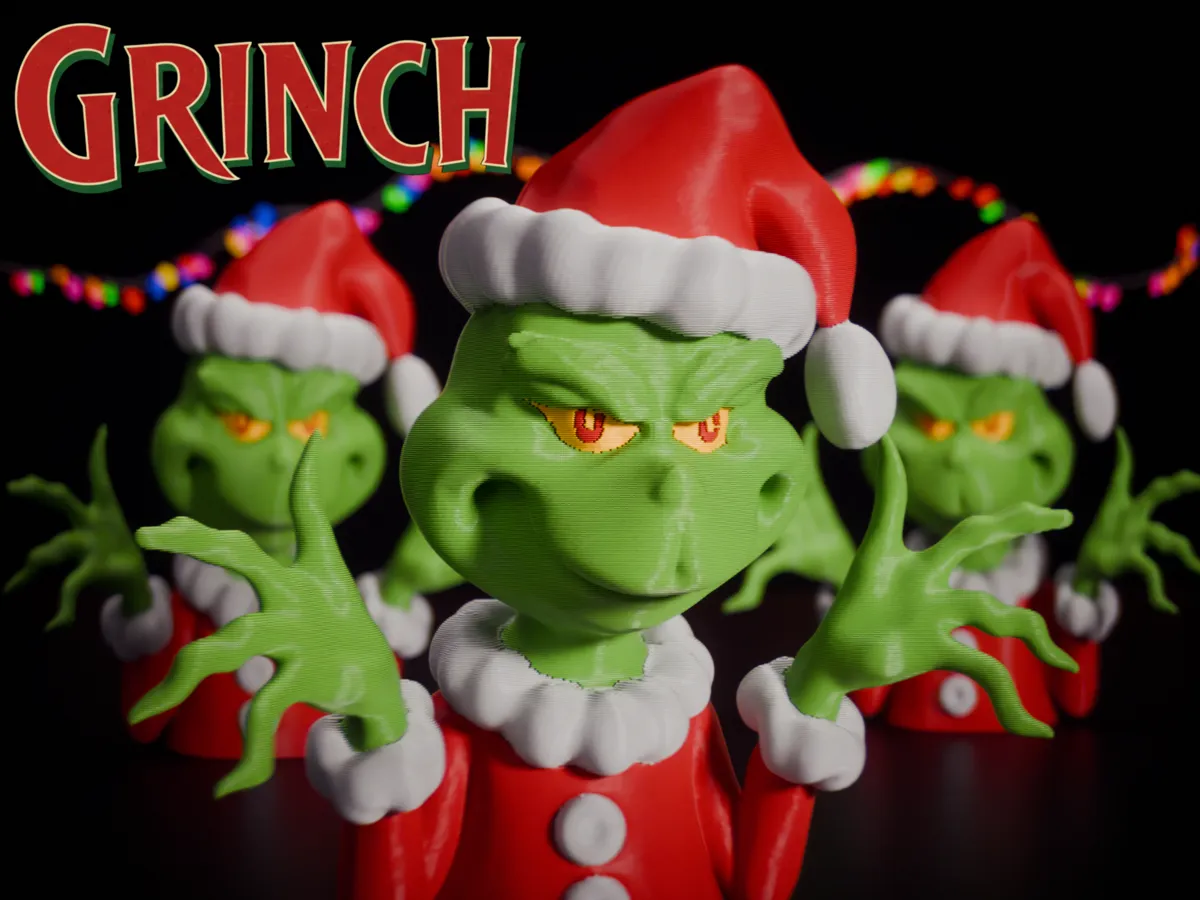 Greinch Model The Notoriously Mischievous GRINCH! - Free 3D Print Model - MakerWorld