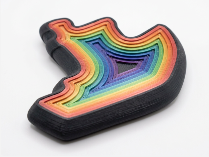 FullSpectrum Fidget Brenchy and rainbow multicolor