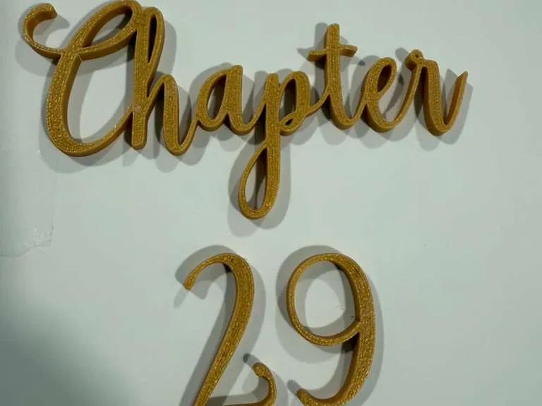 Chapter 29 Cake Topper | Birthday Cake Decor