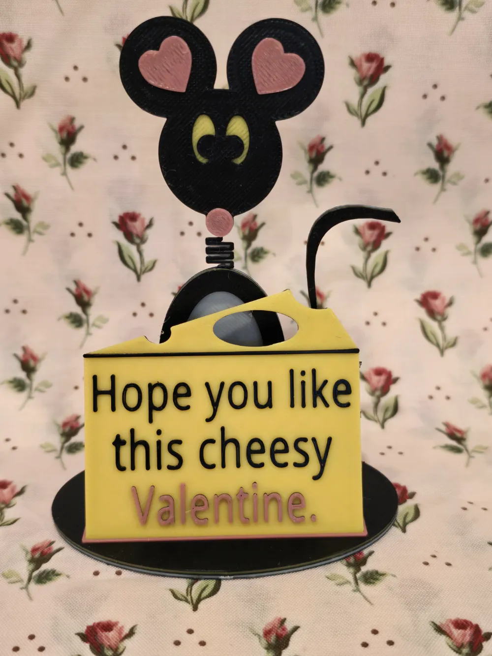 Cute Mouse Cheesy Valentine Card Kit w/Bobble! by AlleyCat Enterprises ...