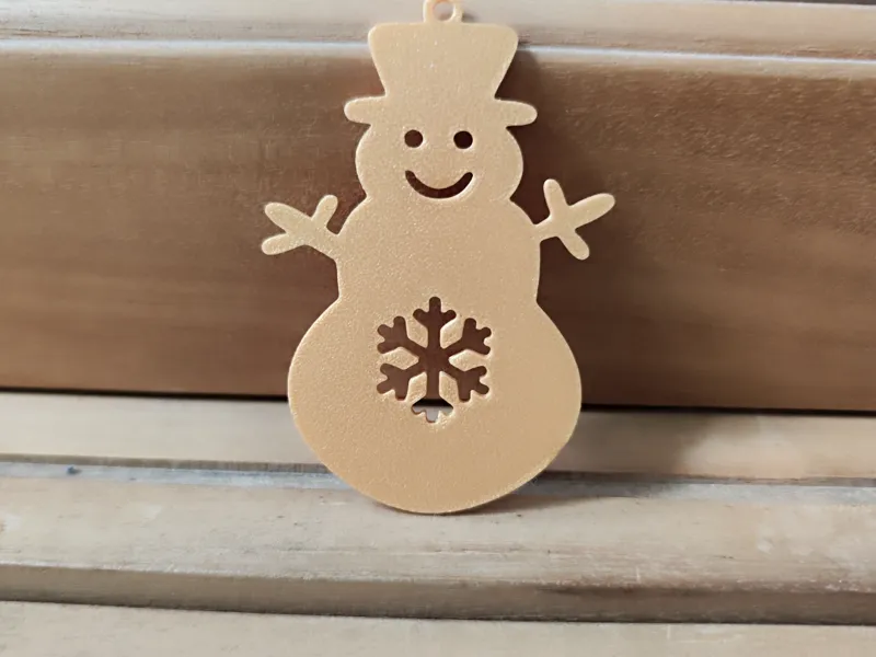 Schneemann Christbaumschmuck