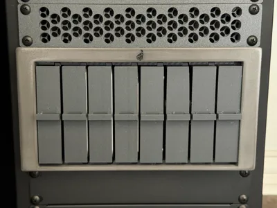 Pearity - 8-bay 10-inch mountable storage solution