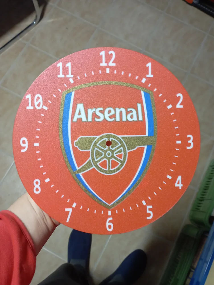 FC Arsenal wall clock by franz-werra - MakerWorld