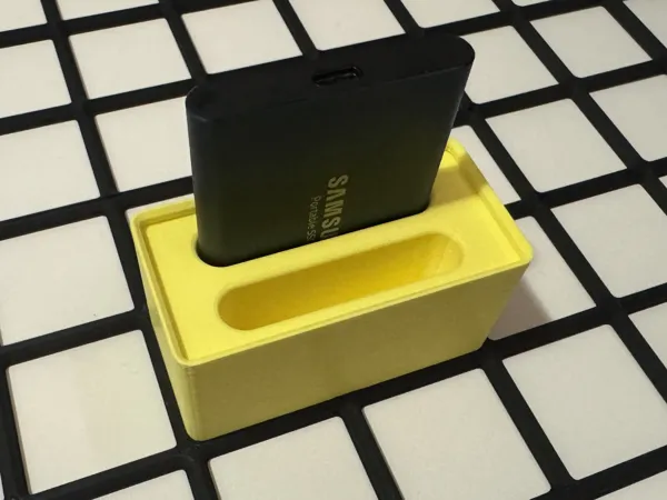 Bac Gridfinity pour 2 SSD Samsung T5