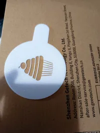 Pochoir a motifs pour barista — photo 2