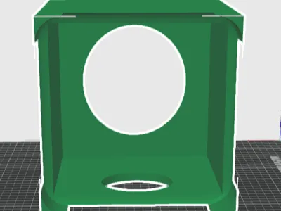 conical car air filter box with air intakes