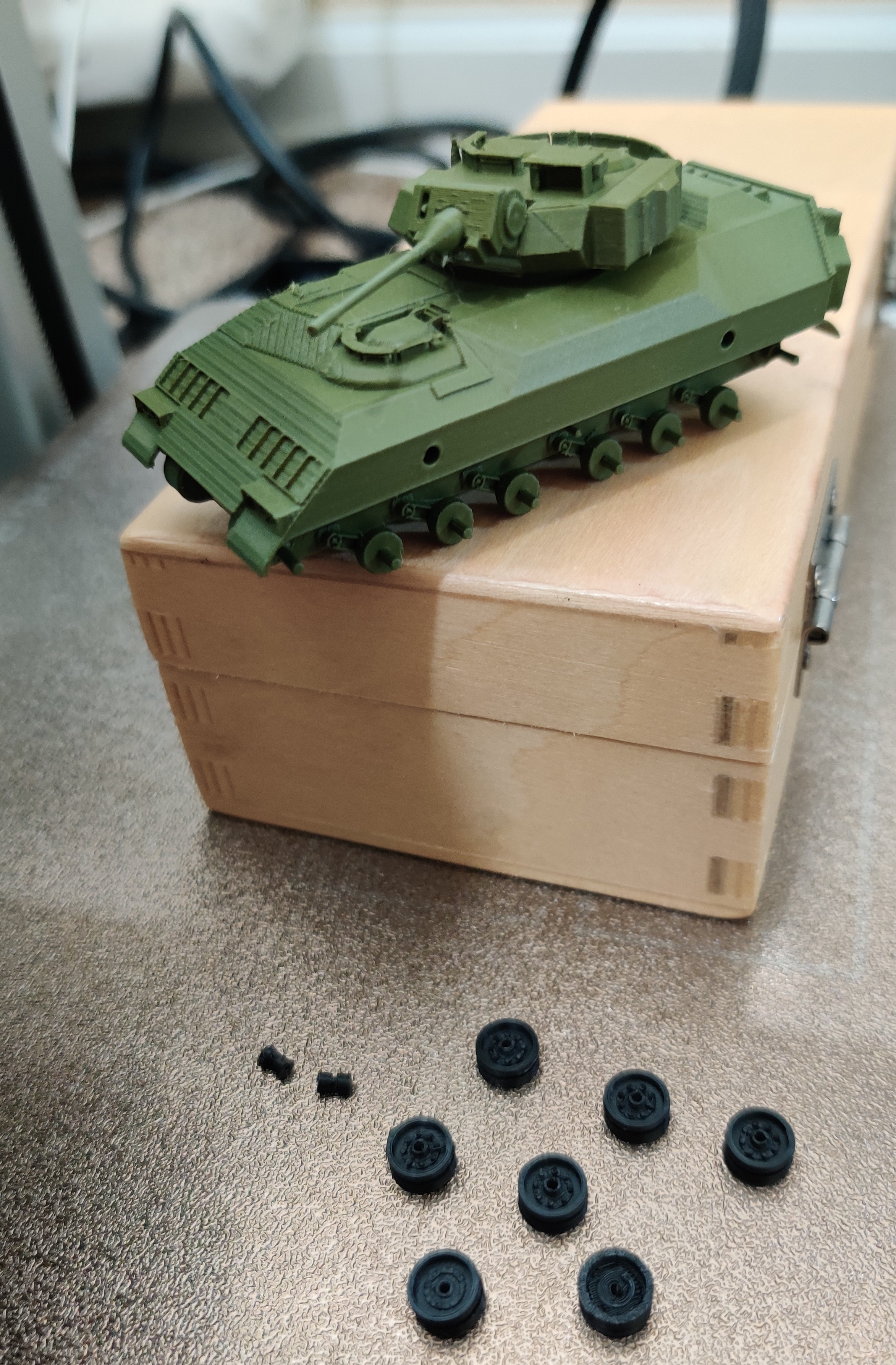 Miniatura 1 do modelo 3D M2A2 布莱德利（Bradley）步兵战车